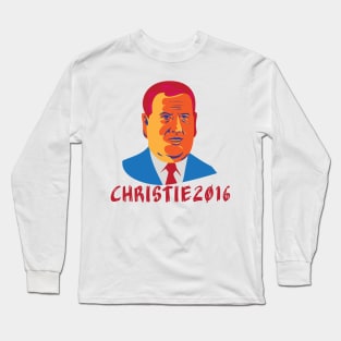 Christie 2016 President Retro Long Sleeve T-Shirt